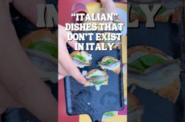 American Italian foods that don't exist in #Italy (and what to eat instead) #italytravel #italyfood