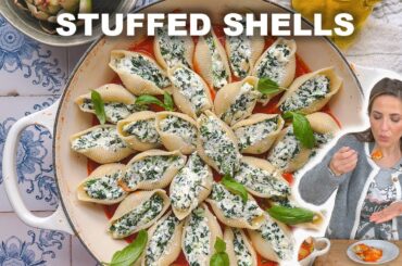 Spinach and Ricotta Stuffed Shells