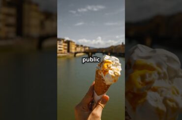 Eating Gelato in Florence Can Get You Fined!  #italy #travel #gelatoitaliano