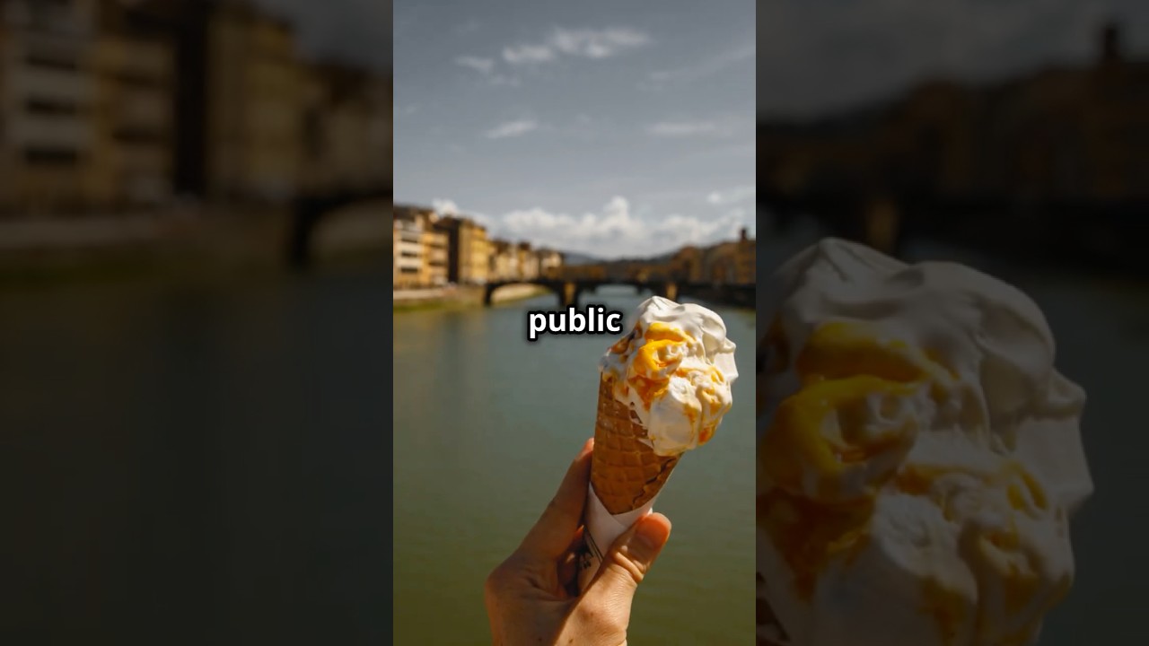 Eating Gelato in Florence Can Get You Fined! #italy #travel #gelatoitaliano Eating Gelato in Florence Can Get You Fined! #italy #travel #gelatoitaliano