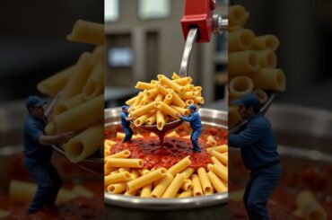 Pasta making cartoon video | Pasta recipe | ai video free #ai #pasta