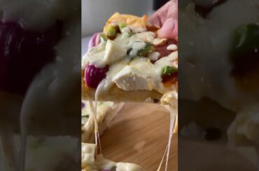 Veg Pizza Recipe | Homemade Cheesy Pizza
