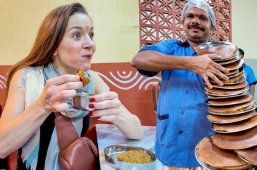 $1 VEGETARIAN INDIAN STREET FOOD | Is THIS the BEST?! #indianfood