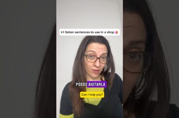 Italian shopping - learn this useful Italian vocabulary and use them in an Italian shop!