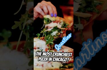 The Most Crunchiest Pizza in Chicago? Quartino Italian Restaurant #chicago #pizza #food #vlog