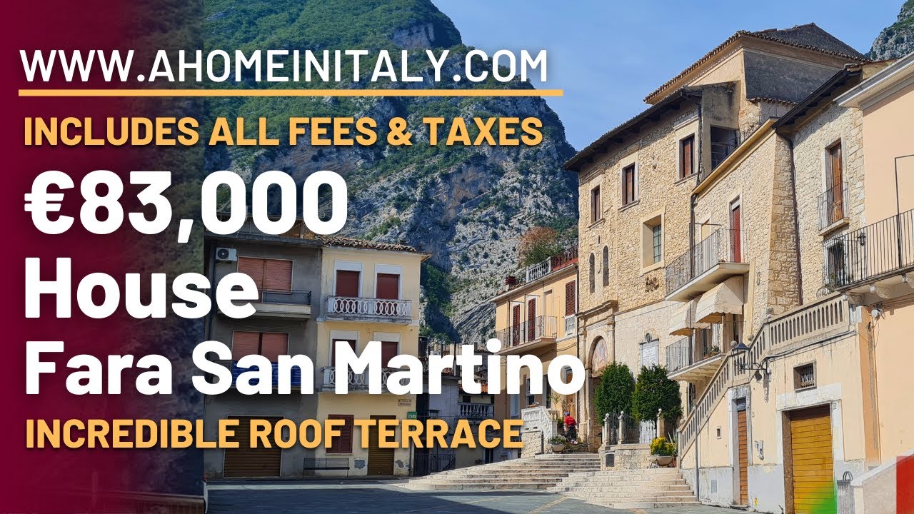 AMAZING ITALIAN PROPERTY with a PANORAMIC ROOF TERRACE in stunning Abruzzo close to SEA & SKI AMAZING ITALIAN PROPERTY with a PANORAMIC ROOF TERRACE in stunning Abruzzo close to SEA & SKI