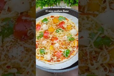Instant Pizza Recipe Without Oven No Yeast Instant Pizza Dough#youtubeshorts#shorts#viralshorts
