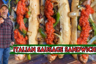 Italian Sausage Sandwiches On The Blackstone Griddle