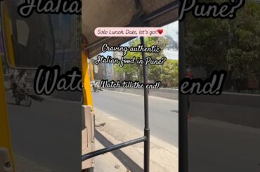 Craving authentic Italian food in Pune? Watch till the end! #lunchdate #pizza #italianfood #shorts