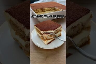 Authentic Italian Tiramisu with Silky Bain-Marie Zabaglione #dessert #sweet #italianrecipes #foryou