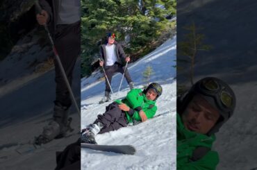 When your Italian friend thinks he can ski just because he knows how to make pizza #fabioandben #ski