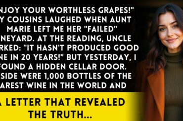 Rich Aunt Left Me A 'Failed' Vineyard, Then I Found The Hidden Wine Cellar That Changed Everything!
