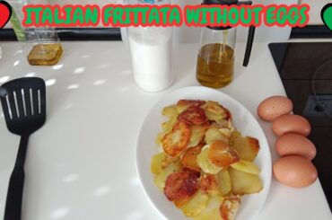 Unique Eggless Frittata, Challenging the Traditional Italian Recipe that Typically Includes Eggs,