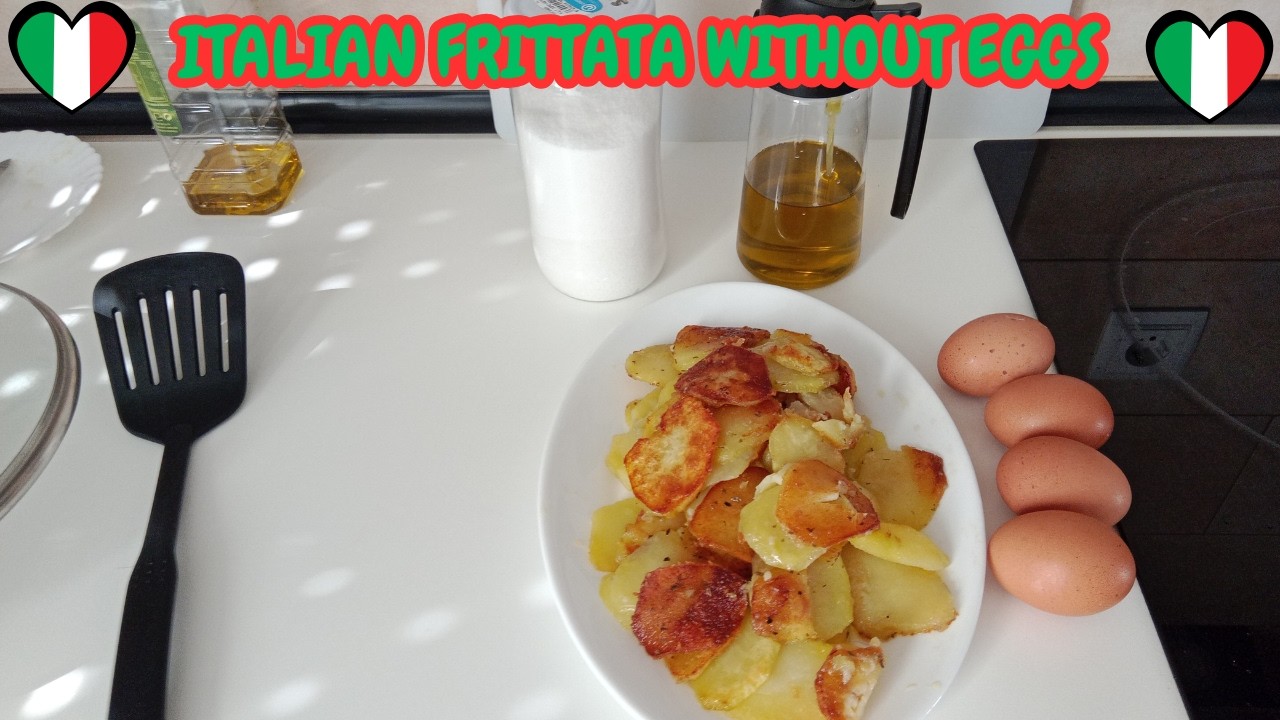 Unique Eggless Frittata, Challenging the Traditional Italian Recipe that Typically Includes Eggs, Unique Eggless Frittata, Challenging the Traditional Italian Recipe that Typically Includes Eggs,