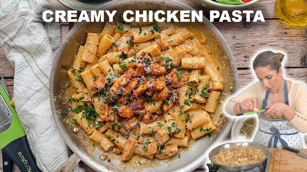 Super Quick Creamy Chicken Pasta Super Quick Creamy Chicken Pasta
