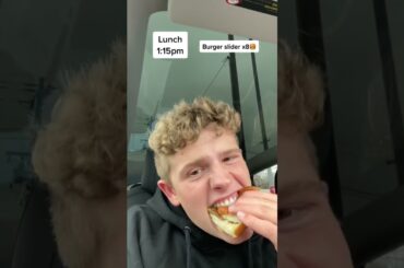 Eating only from America’s worst rated burger place for the whole day! #shorts #rate #food