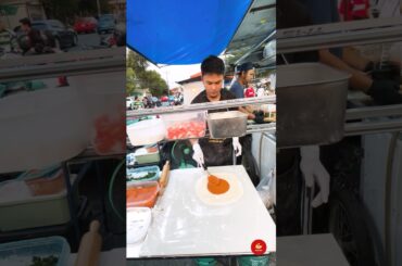 The Process of Making Italian-Style Pizza at A Thai Street Market | Tirmizi Pizza