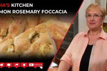 Lemon and Rosemary Focaccia