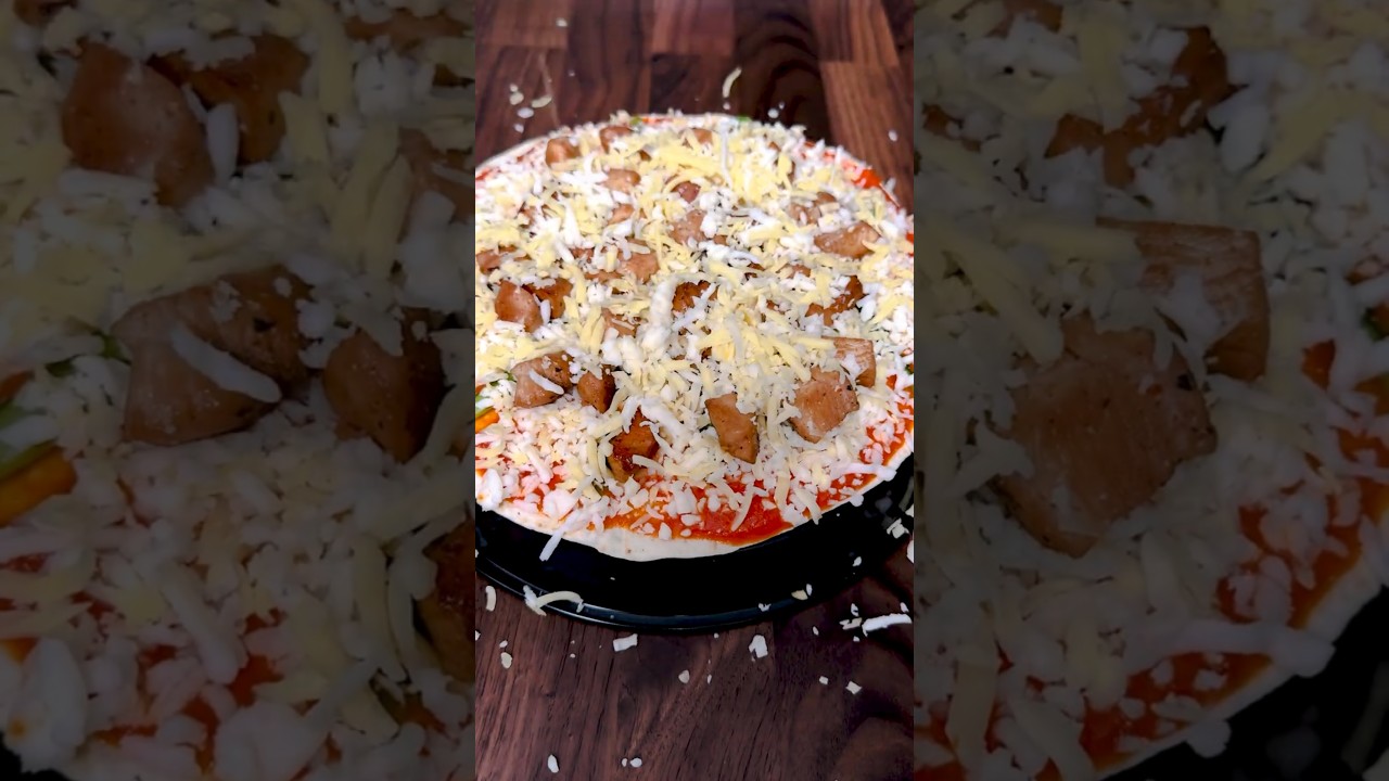 Easy and Quick! Taco Pizza Recipe #shorts Easy and Quick! Taco Pizza Recipe #shorts