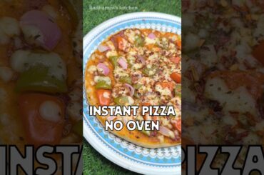 Pizza Recipe | Homemade Pizza | Instant Pizza Recipe | #shorts #youtubeshort