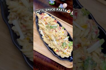 White sauce pasta recipe #recipe#youtubeshorts #food #easyrecipe #cooking #foodie #homemade #explore