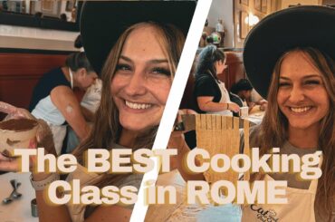 The Best Cooking Class in Rome: Making Tiramisu, Fettuccine & Ravioli | Italy Travel Vlog