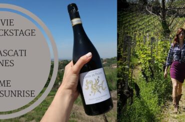 Wine movie backstage, Frascati, Castel de Paolis