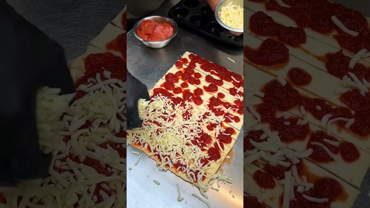 Pizza In A Muffin Tin #Shorts Pizza In A Muffin Tin #Shorts