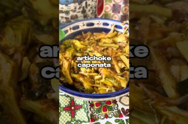 Delicious Sicilian Artichoke Side Dish! #caponata