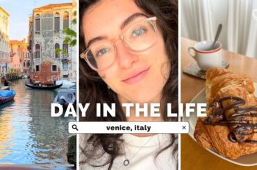 eating, shopping, and chilling in Venice Italy - day off vlog