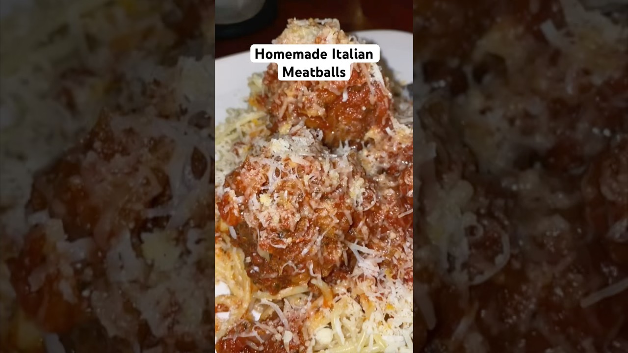 HOMEMADE ITALIAN MEATBALLS AT ITS FINEST! #shorts #italianfood HOMEMADE ITALIAN MEATBALLS AT ITS FINEST! #shorts #italianfood