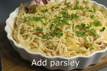 Secrets of Italian cuisine: Cooking spaghetti like in Rome.