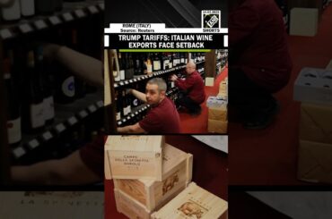 Italian wine exports face major setback due to US President Donald Trump's tariffs on European wine