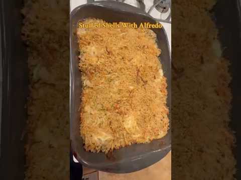 The Ultimate Stuffed Shells with Homemade Alfredo! #chefnoedit #food #cooking #hexclad #pasta The Ultimate Stuffed Shells with Homemade Alfredo! #chefnoedit #food #cooking #hexclad #pasta