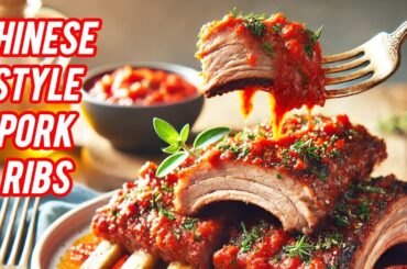 Chinese Pork Ribs Recipe | Fried Pork Recipe Chinese BBQ Pork Recipe | How To Make Pork back Ribs