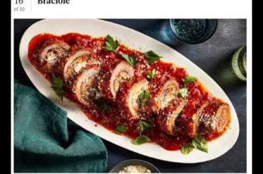 Braciole From https://www.foodandwine.com/ #Italian #Food #cooking #baking