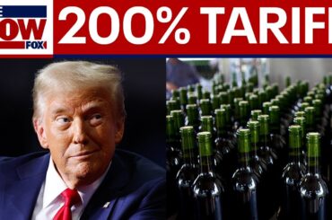 BREAKING: President Trump threatens 200% tariff on European wine/spirits