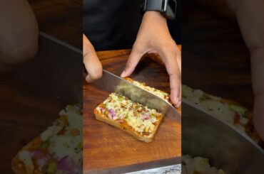 Mini Pizza ASMR || #shorts #asmr #cooking #streetfood #crunchytreats #recipe #pizza