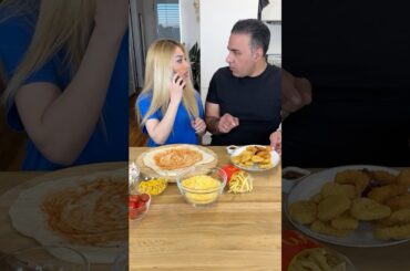 Nuggets in pizza?! An unexpected result!#food