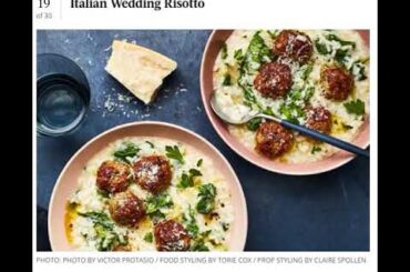 Italian Wedding Risotto From https://www.foodandwine.com/ #Italian #Food #cooking #baking