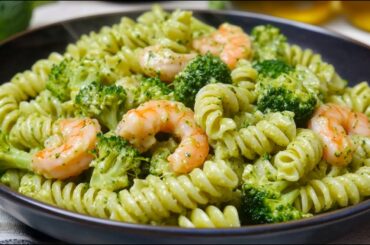 I have never eaten such delicious pasta! Quick and easy shrimp recipe!