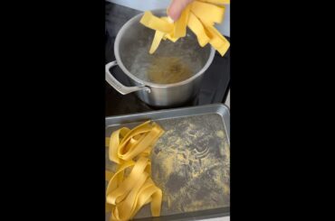 Saffron Scallop Cream Pappardelle