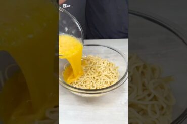 Eggs and pasta, a perfect recipe! #shorts #ramadan #pasta