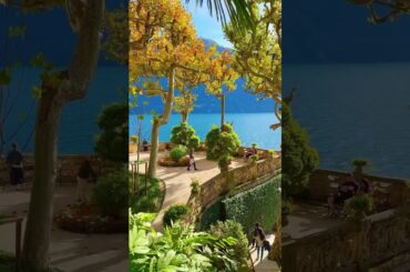 A fairytale corner on lake como #youtubeshorts #travel #italy #lake