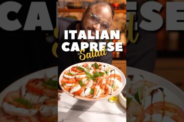 Delizioso Italian Caprese Salad Recipe Made Easy! #easyrecipes #shorts #salad #italian