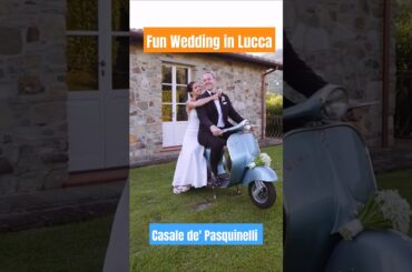 A classic wedding in Tuscany. A farmhouse among the Lucca hills. #videography #weddingvideo #wedding
