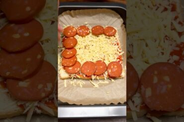 Pepperoni Pizza Toast Recipe #shorts