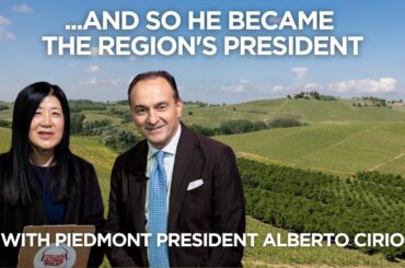 Backstage at Grandi Langhe 2025: with Alberto Cirio, President of Piemonte