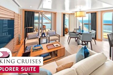 Viking Neptune | Explorer Suite Walkthrough Tour & Review | 4K | Viking Ocean Cruises