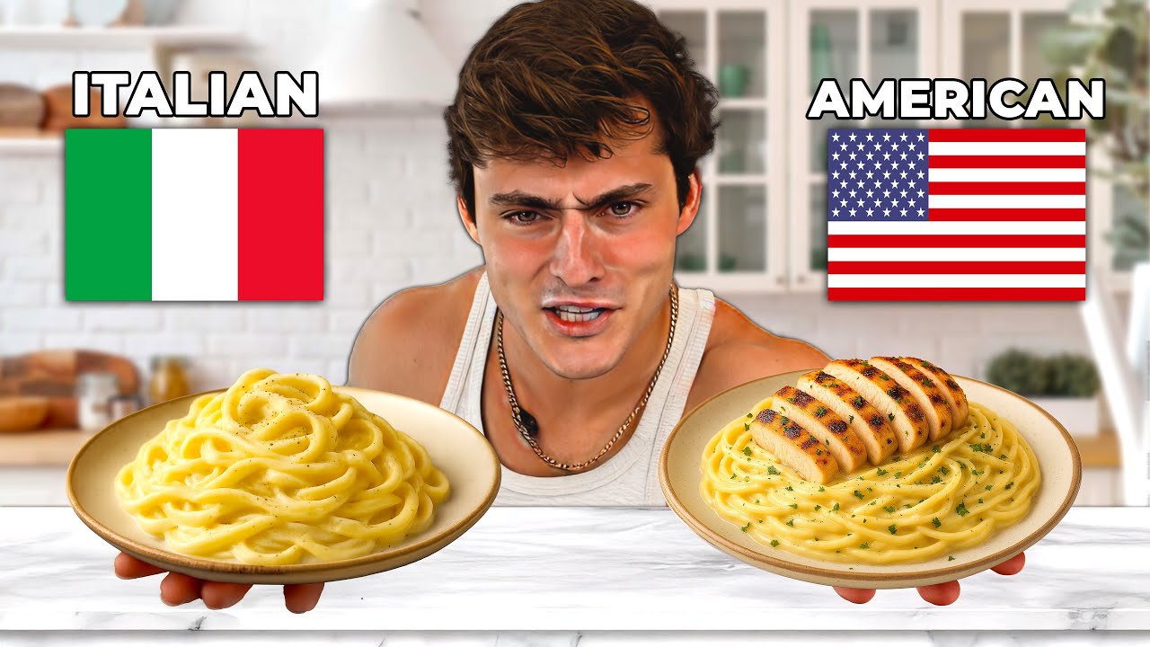 Italian vs American Fettuccine Alfredo - Italian Food